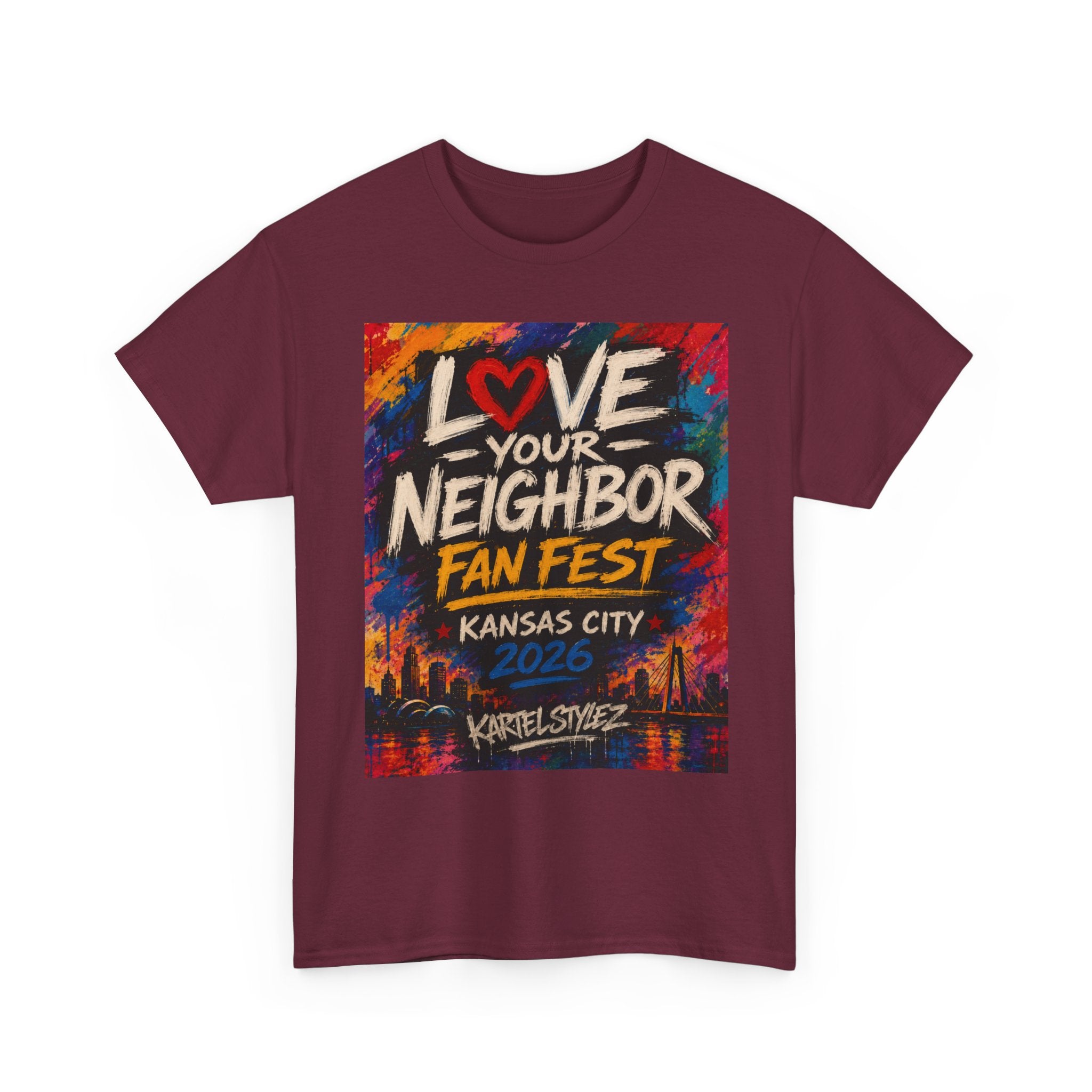 Love Your Neighbor Fan Fest Tee — Kansas City 2026
