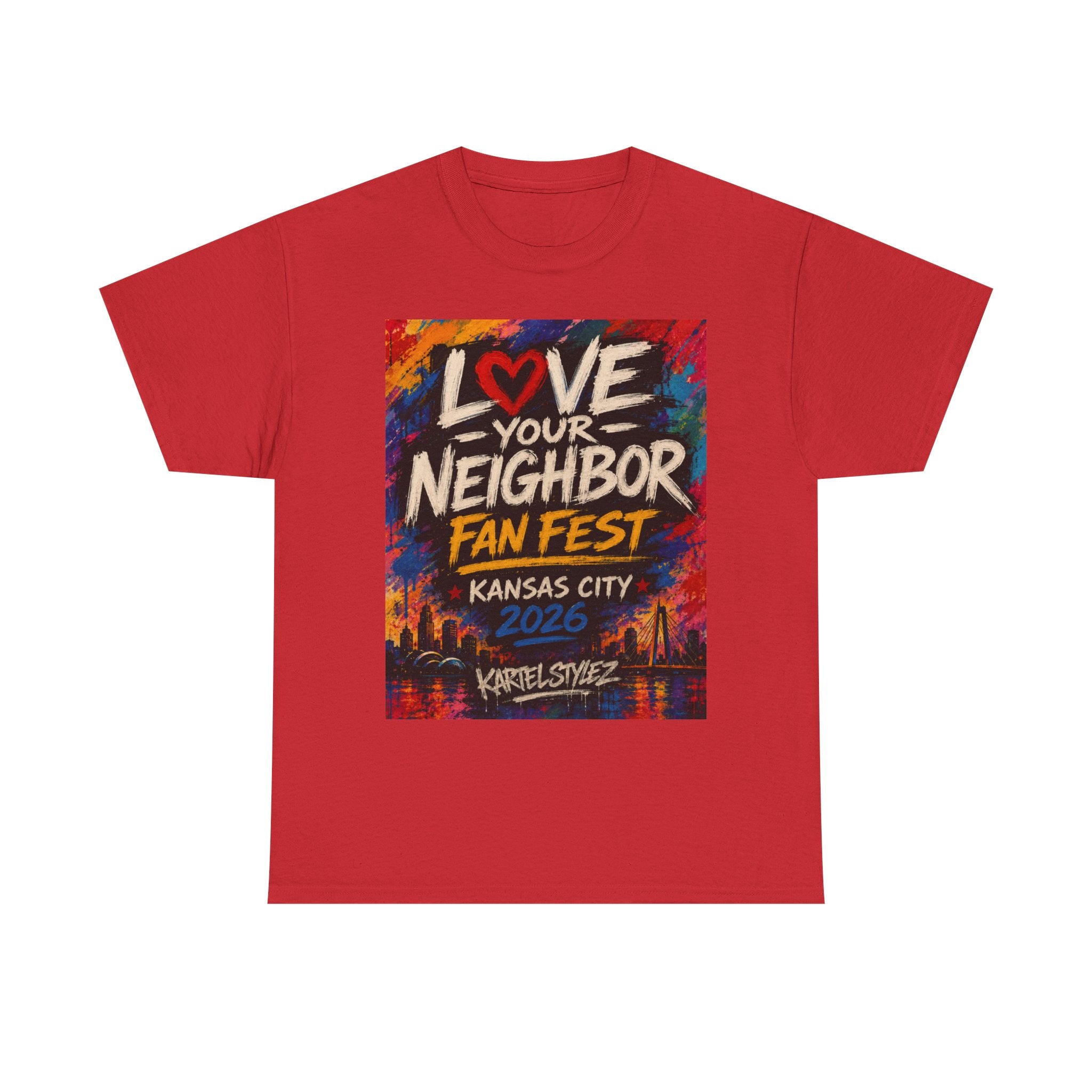 Love Your Neighbor Fan Fest Tee — Kansas City 2026