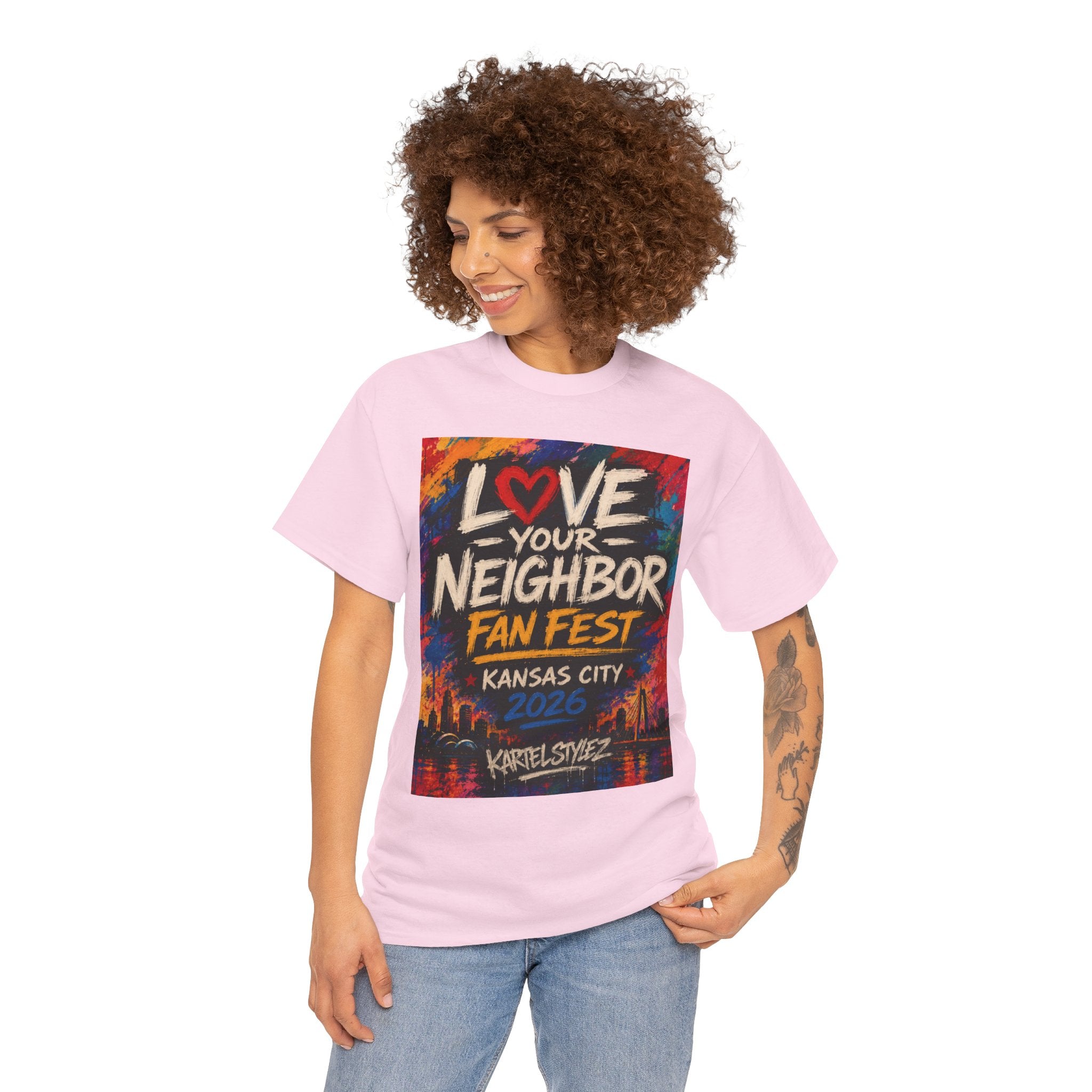 Love Your Neighbor Fan Fest Tee — Kansas City 2026