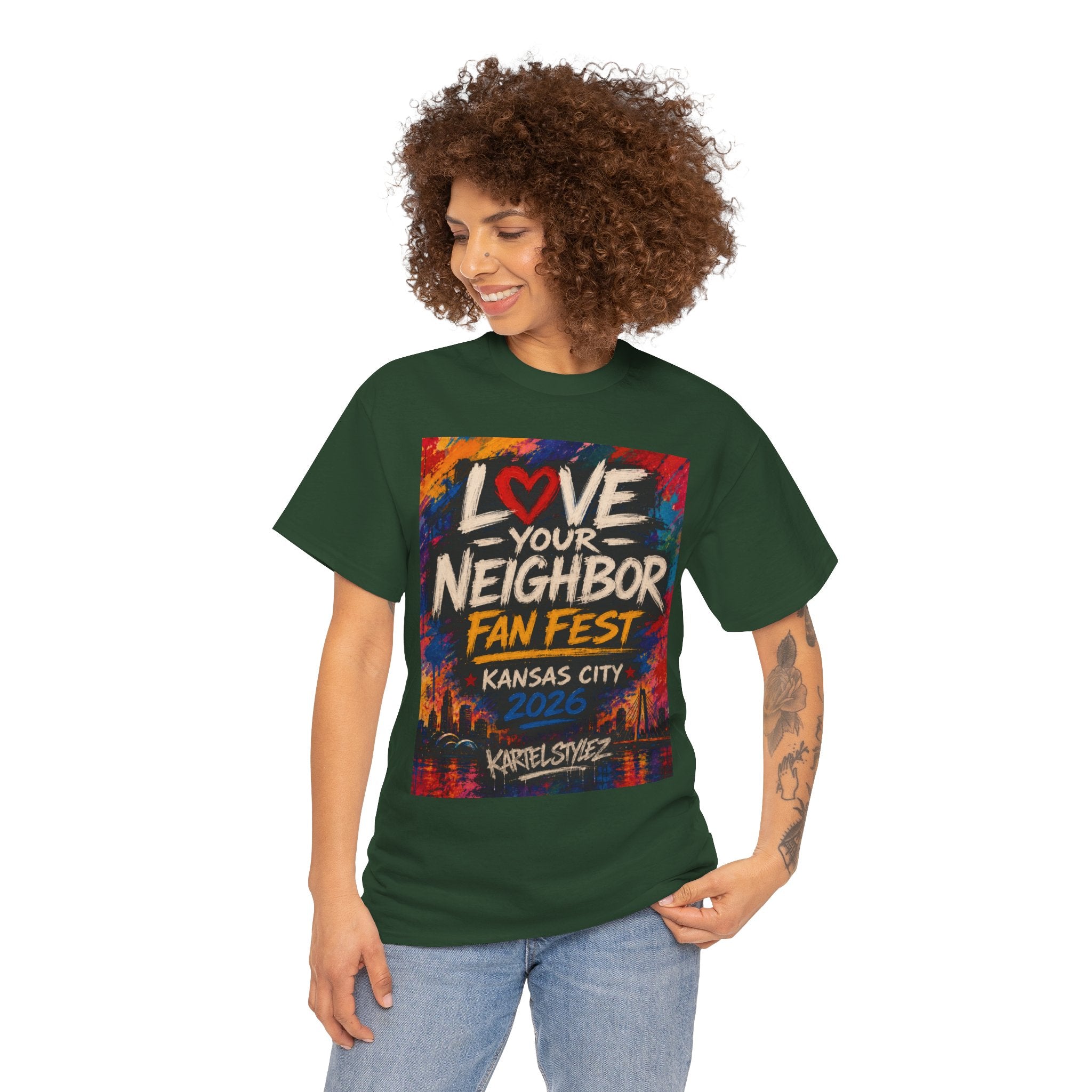 Love Your Neighbor Fan Fest Tee — Kansas City 2026
