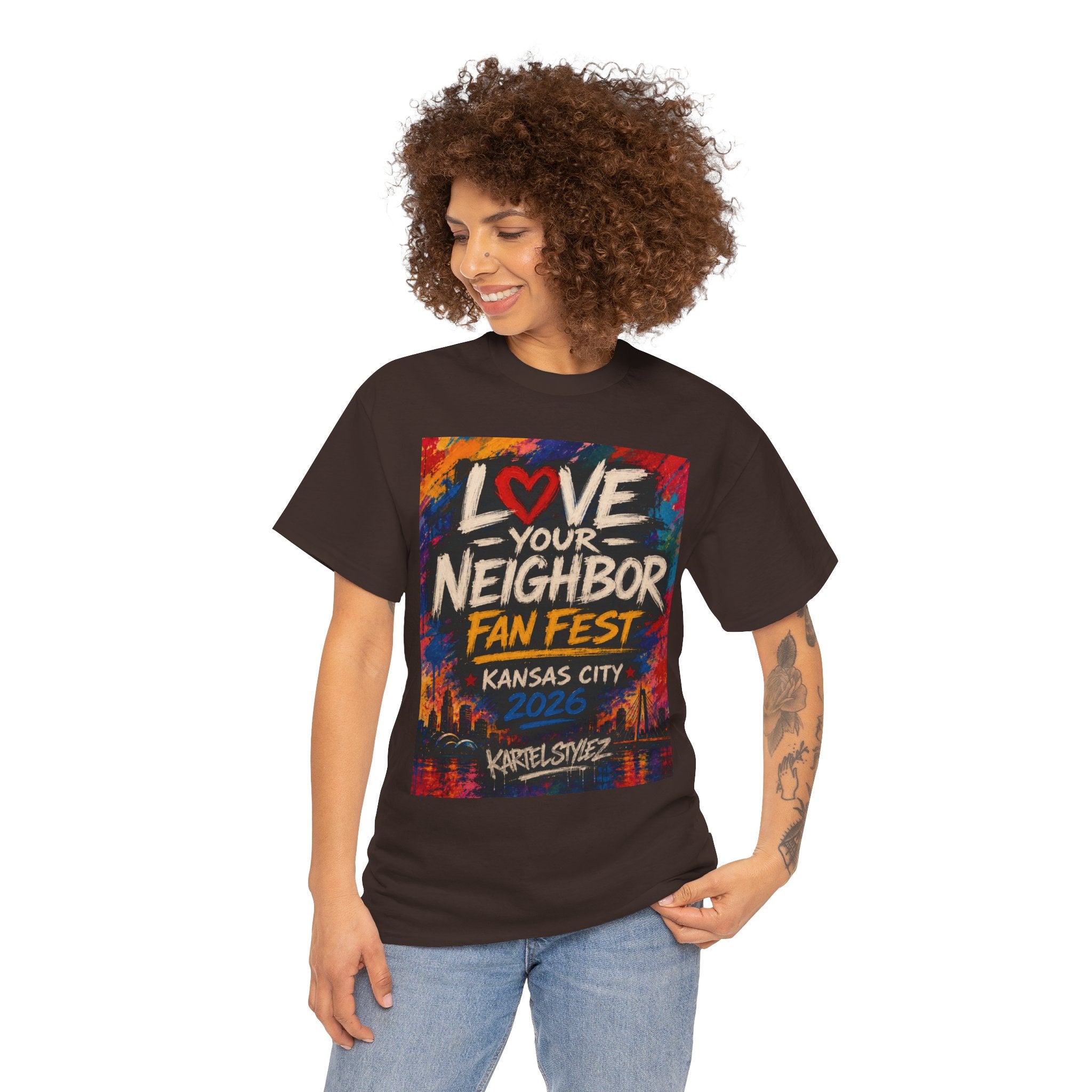 Love Your Neighbor Fan Fest Tee — Kansas City 2026