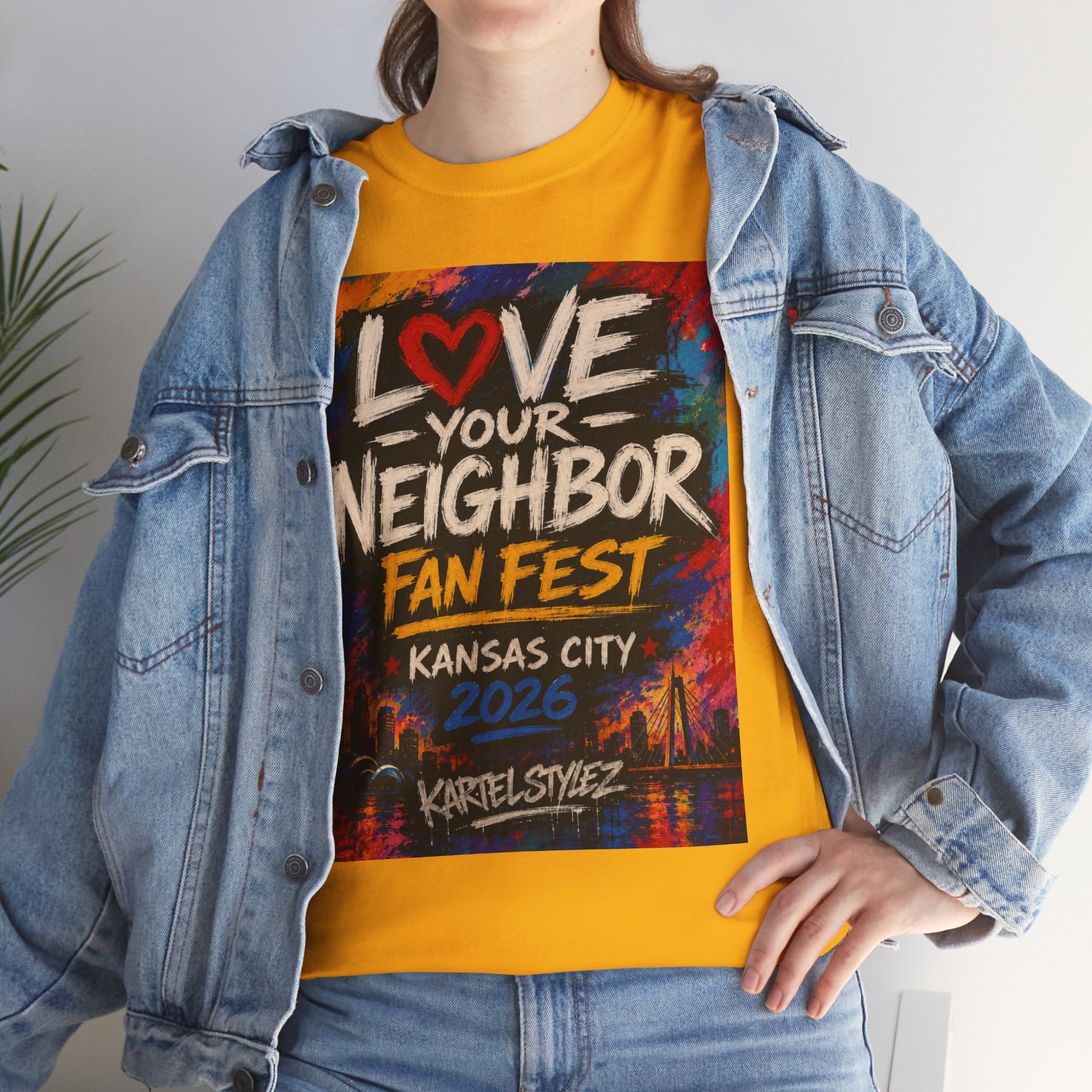 Love Your Neighbor Fan Fest Tee — Kansas City 2026