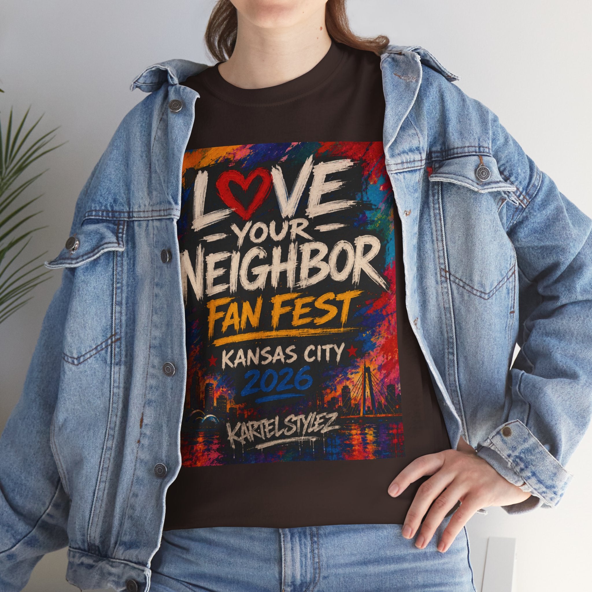 Love Your Neighbor Fan Fest Tee — Kansas City 2026