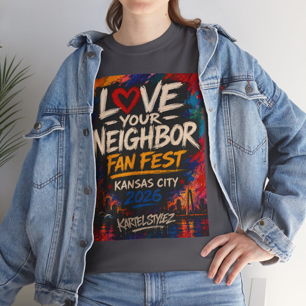 Love Your Neighbor Fan Fest Tee — Kansas City 2026