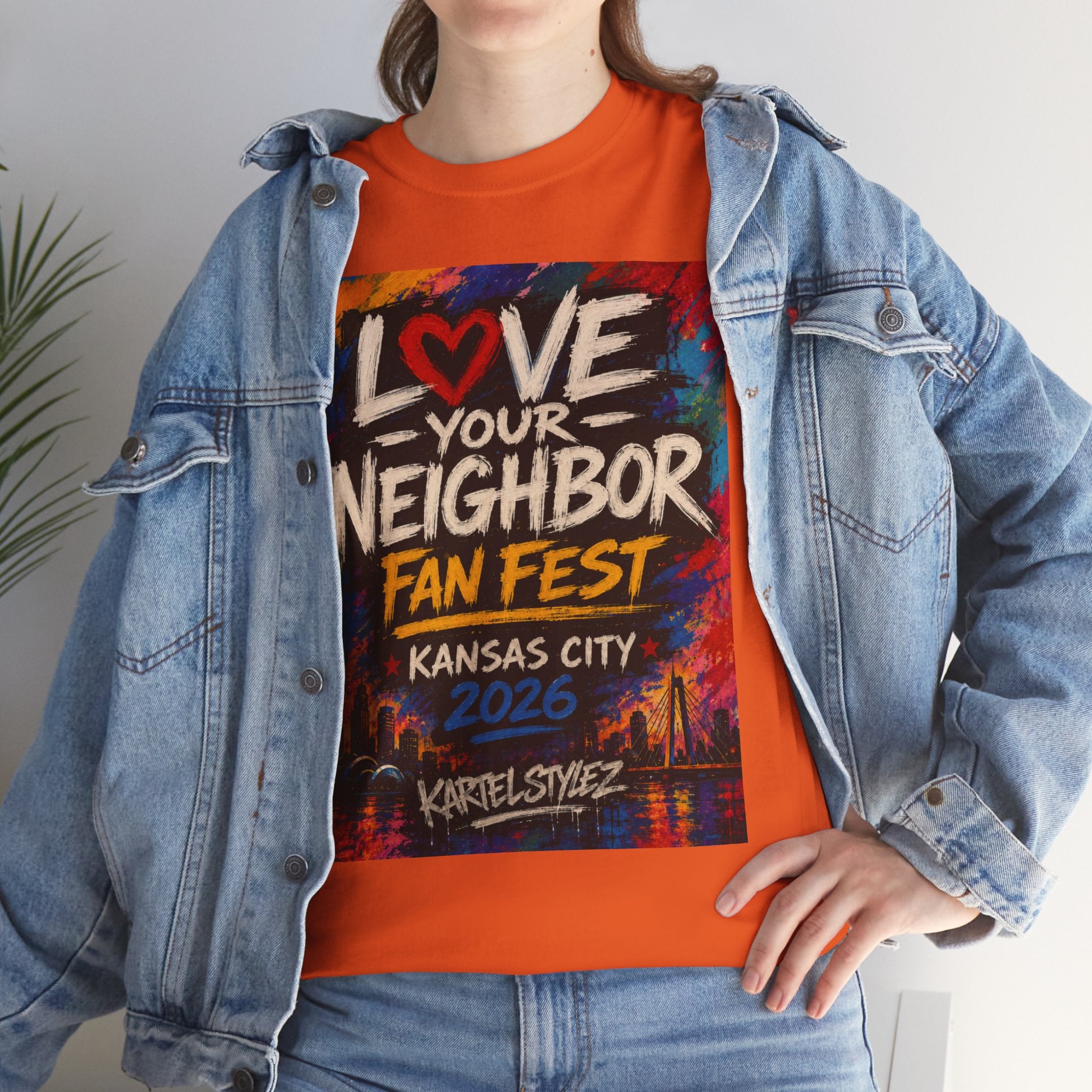 Love Your Neighbor Fan Fest Tee — Kansas City 2026