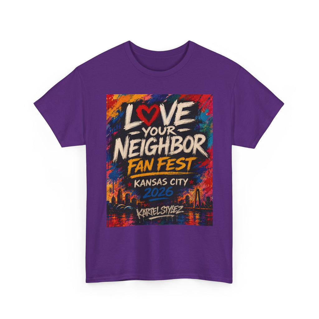Love Your Neighbor Fan Fest Tee — Kansas City 2026