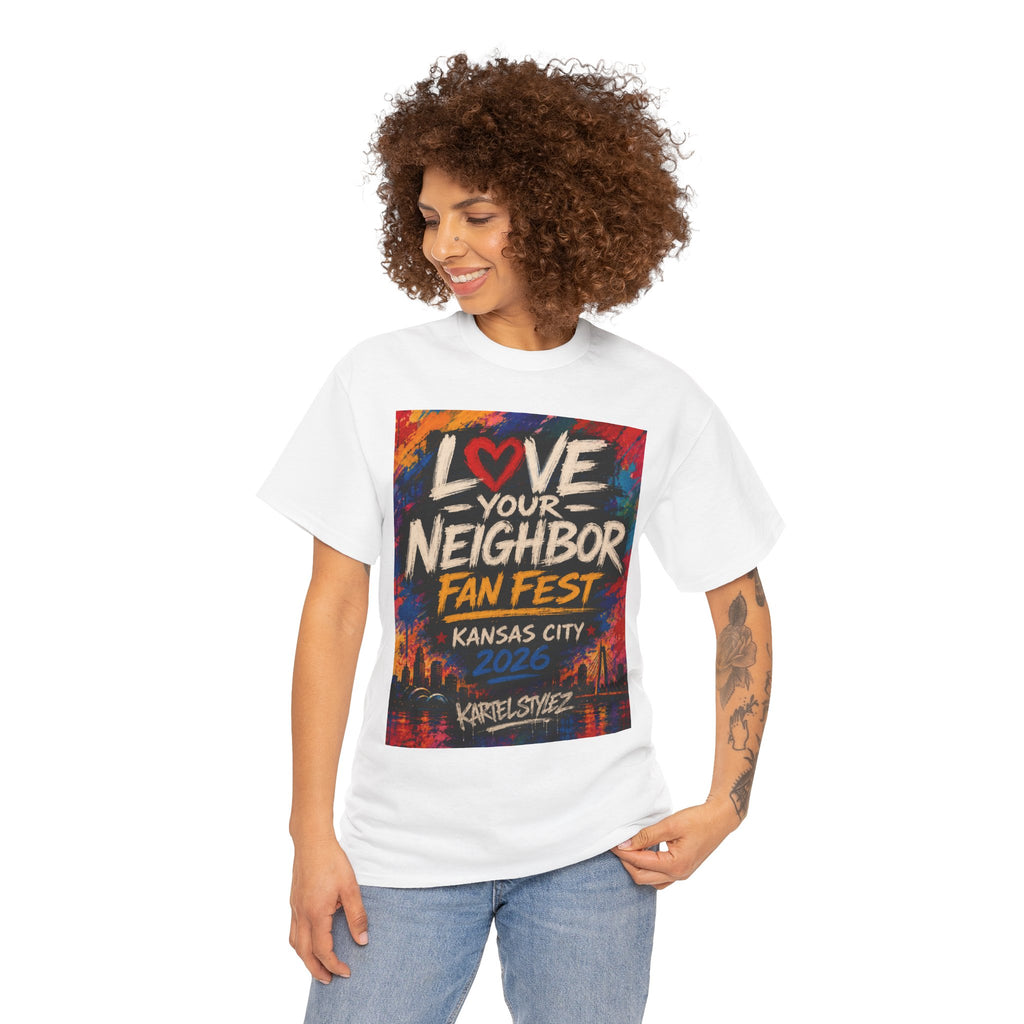 Love Your Neighbor Fan Fest Tee — Kansas City 2026