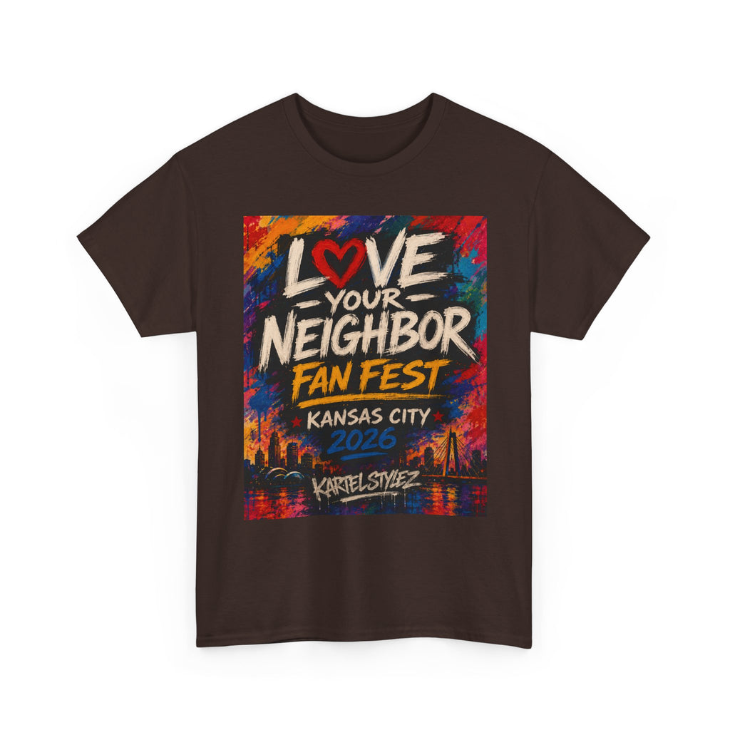 Love Your Neighbor Fan Fest Tee — Kansas City 2026