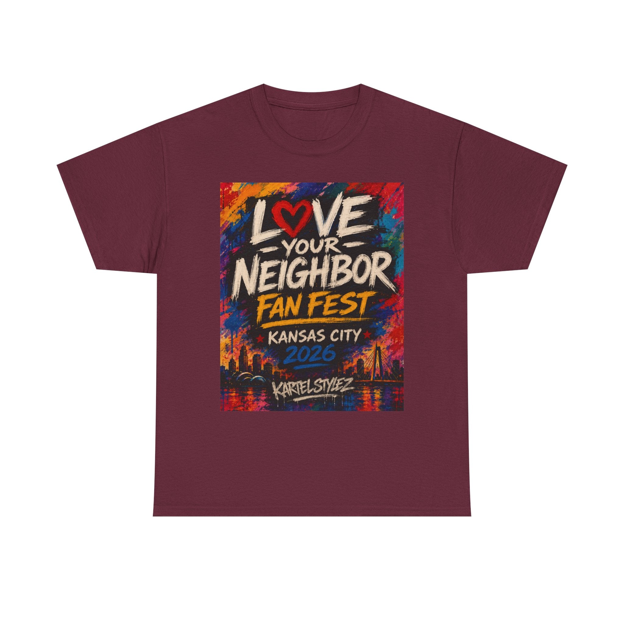 Love Your Neighbor Fan Fest Tee — Kansas City 2026