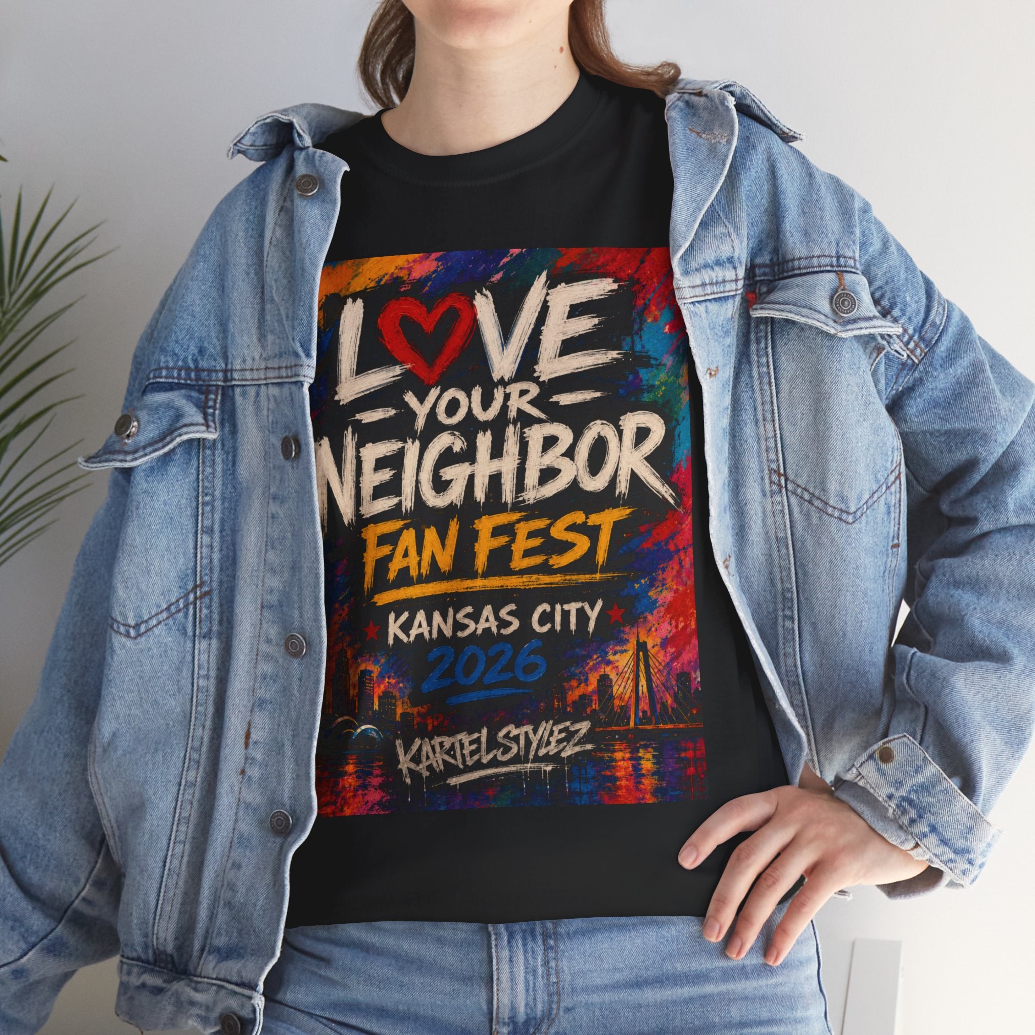 Love Your Neighbor Fan Fest Tee — Kansas City 2026