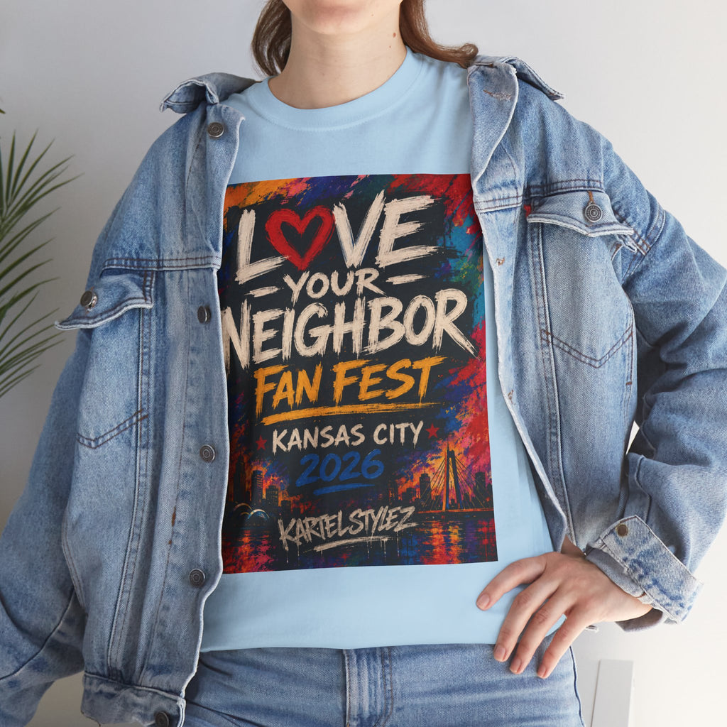 Love Your Neighbor Fan Fest Tee — Kansas City 2026