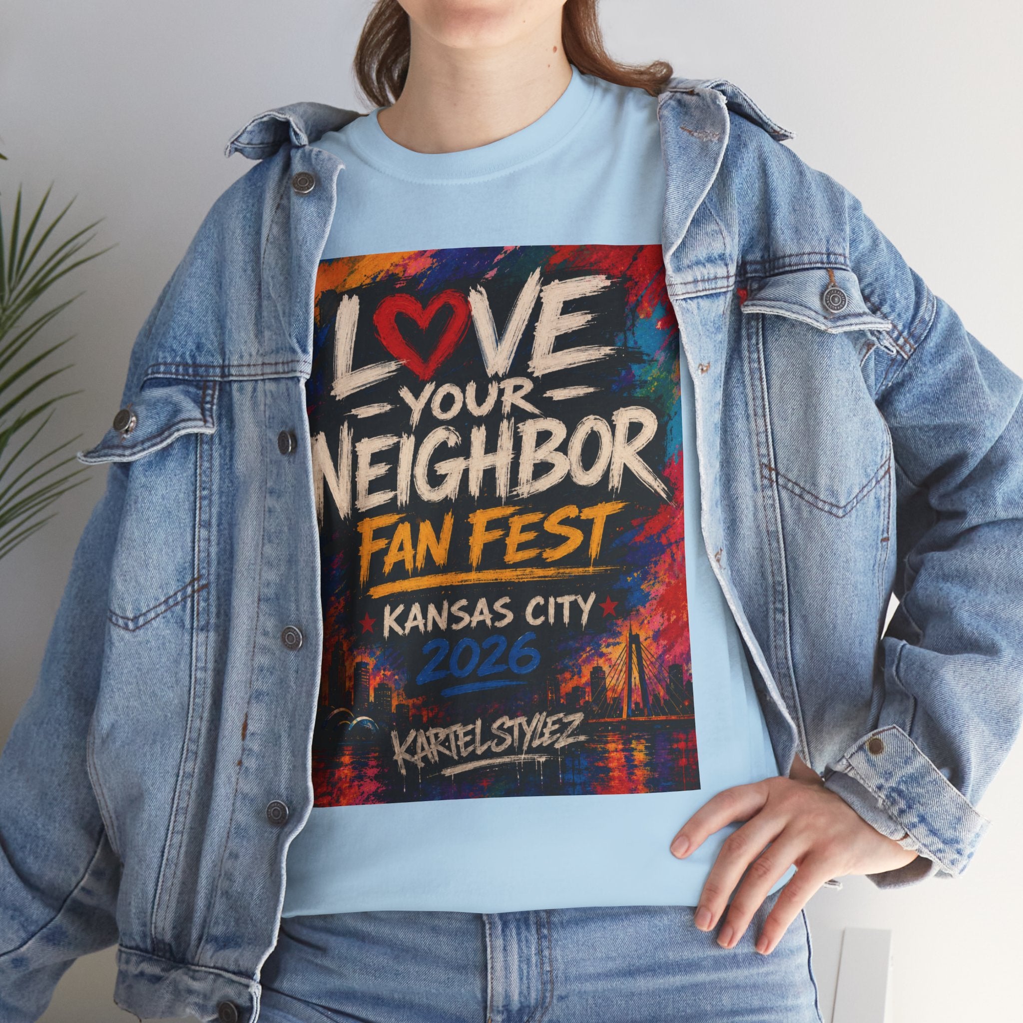 Love Your Neighbor Fan Fest Tee — Kansas City 2026