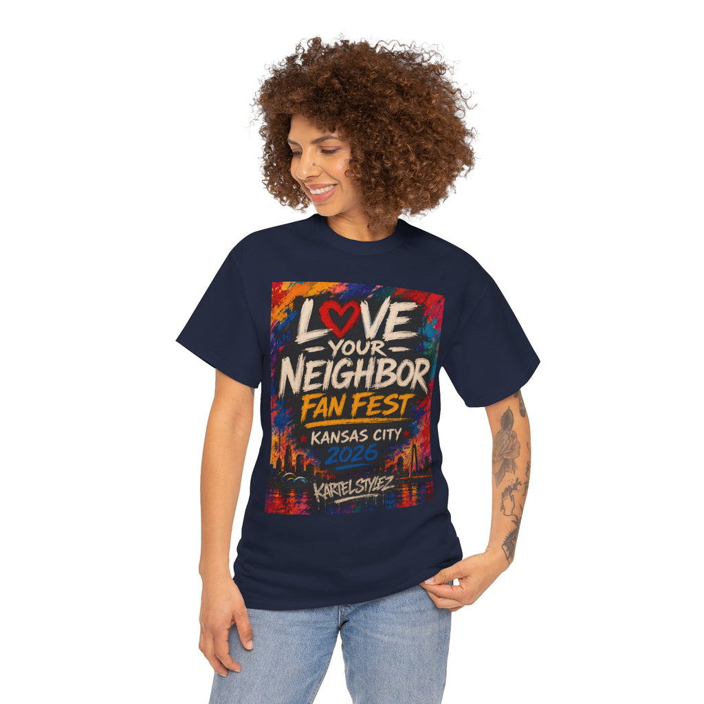 Love Your Neighbor Fan Fest Tee — Kansas City 2026