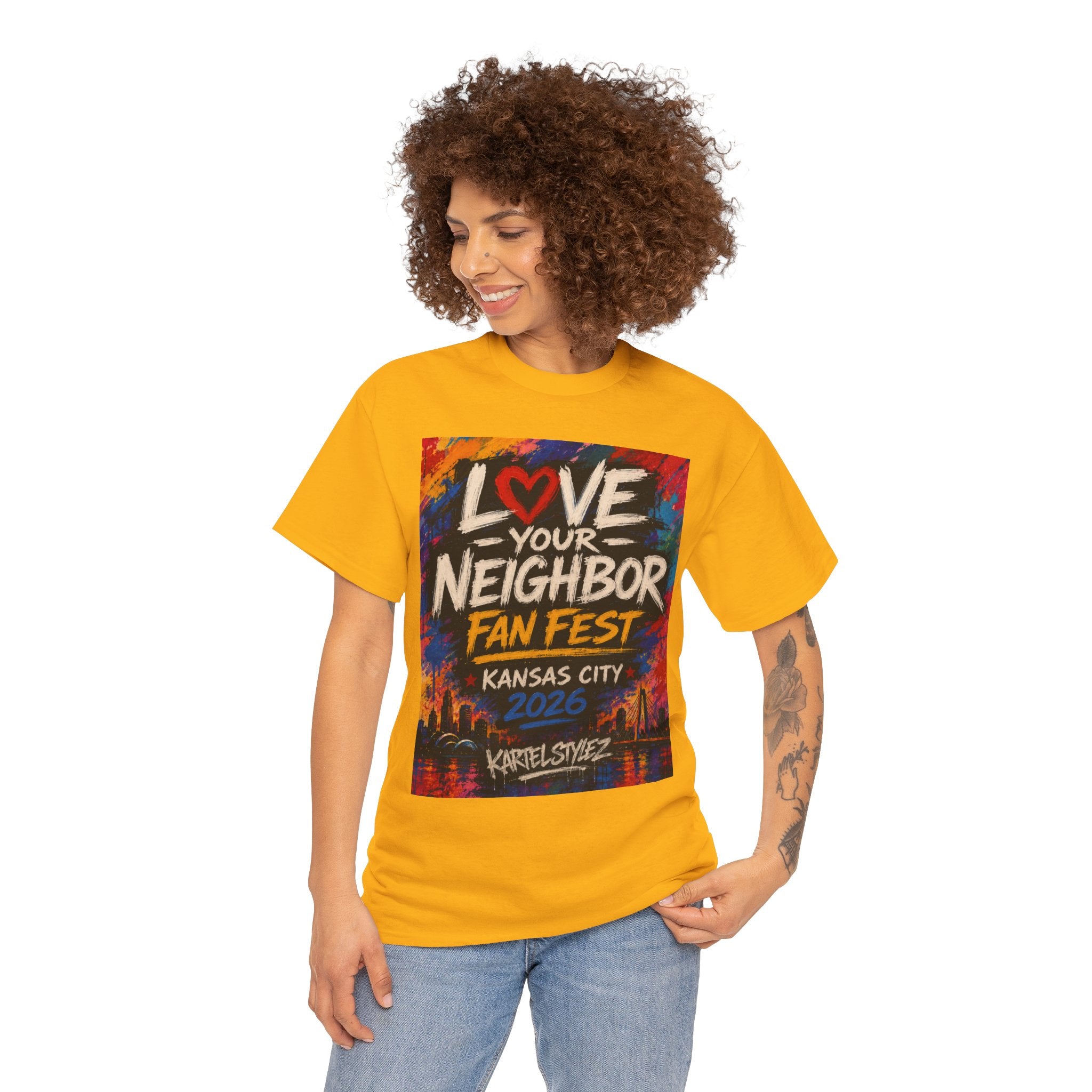 Love Your Neighbor Fan Fest Tee — Kansas City 2026
