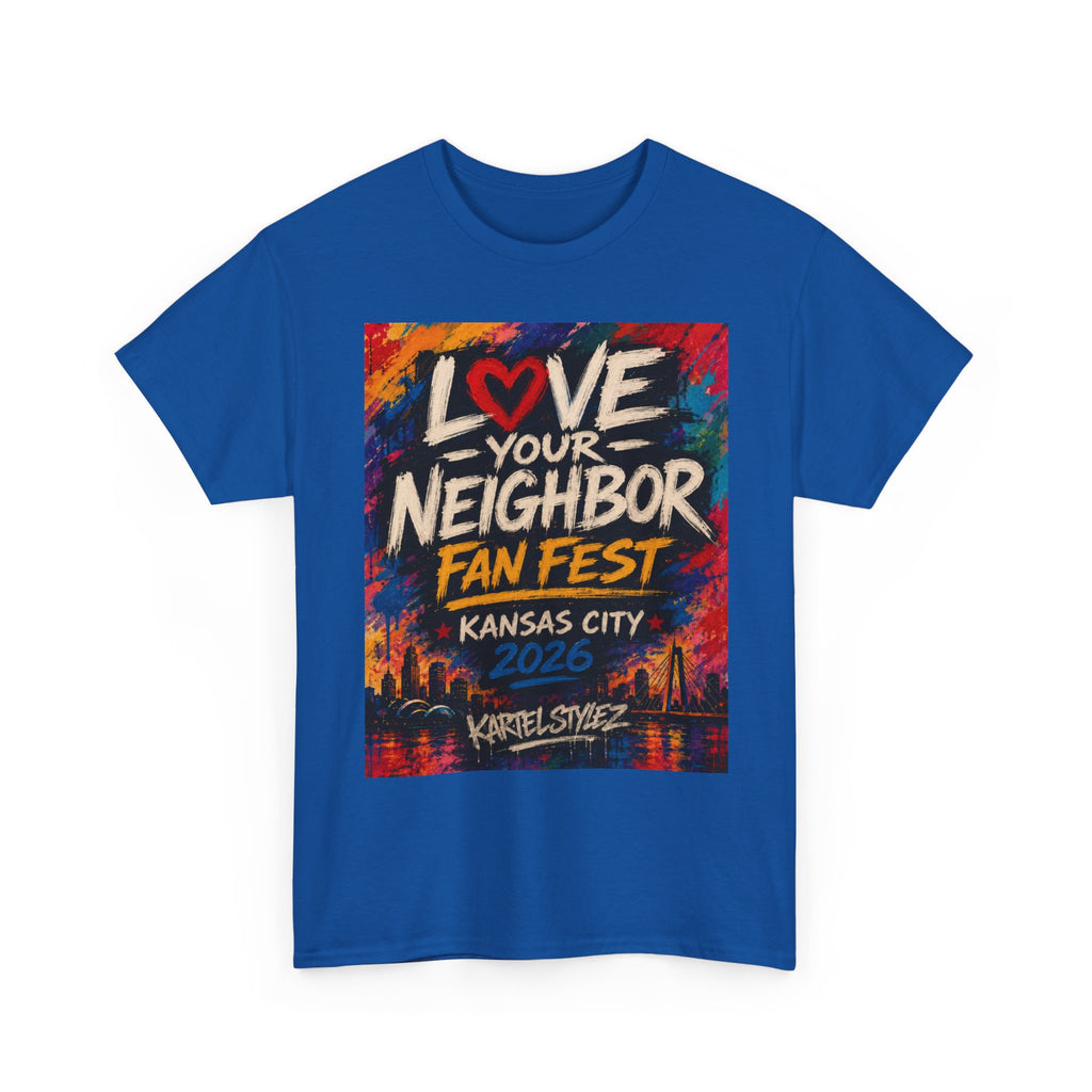 Love Your Neighbor Fan Fest Tee — Kansas City 2026