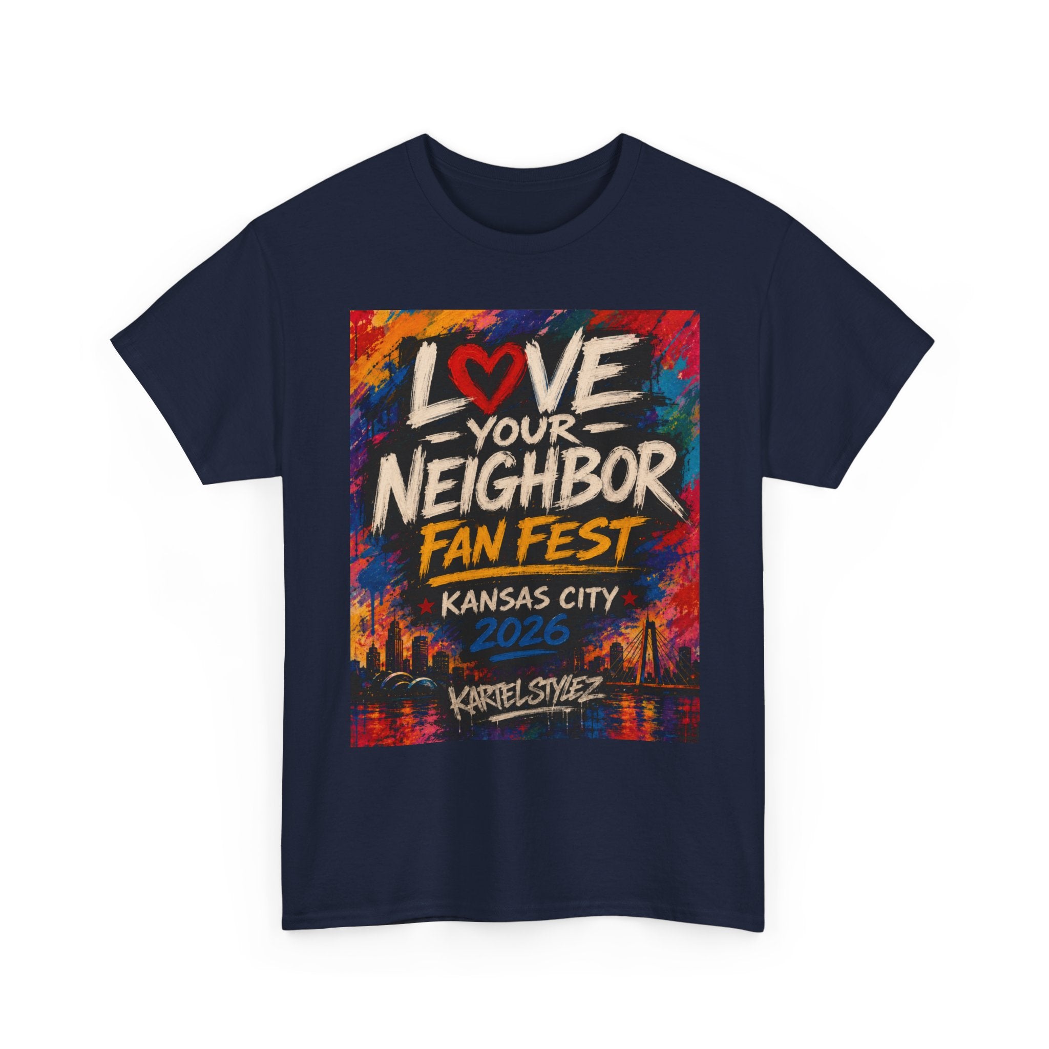Love Your Neighbor Fan Fest Tee — Kansas City 2026