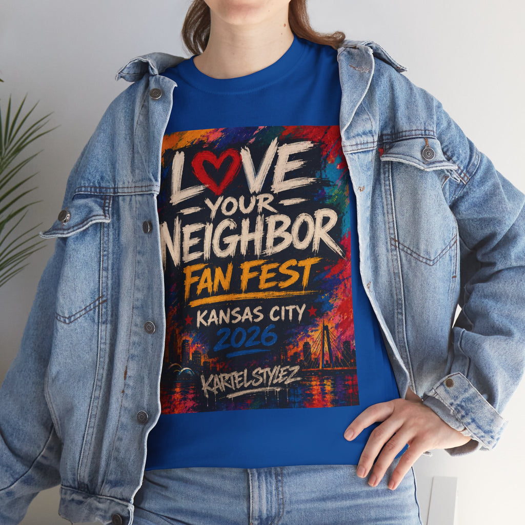 Love Your Neighbor Fan Fest Tee — Kansas City 2026