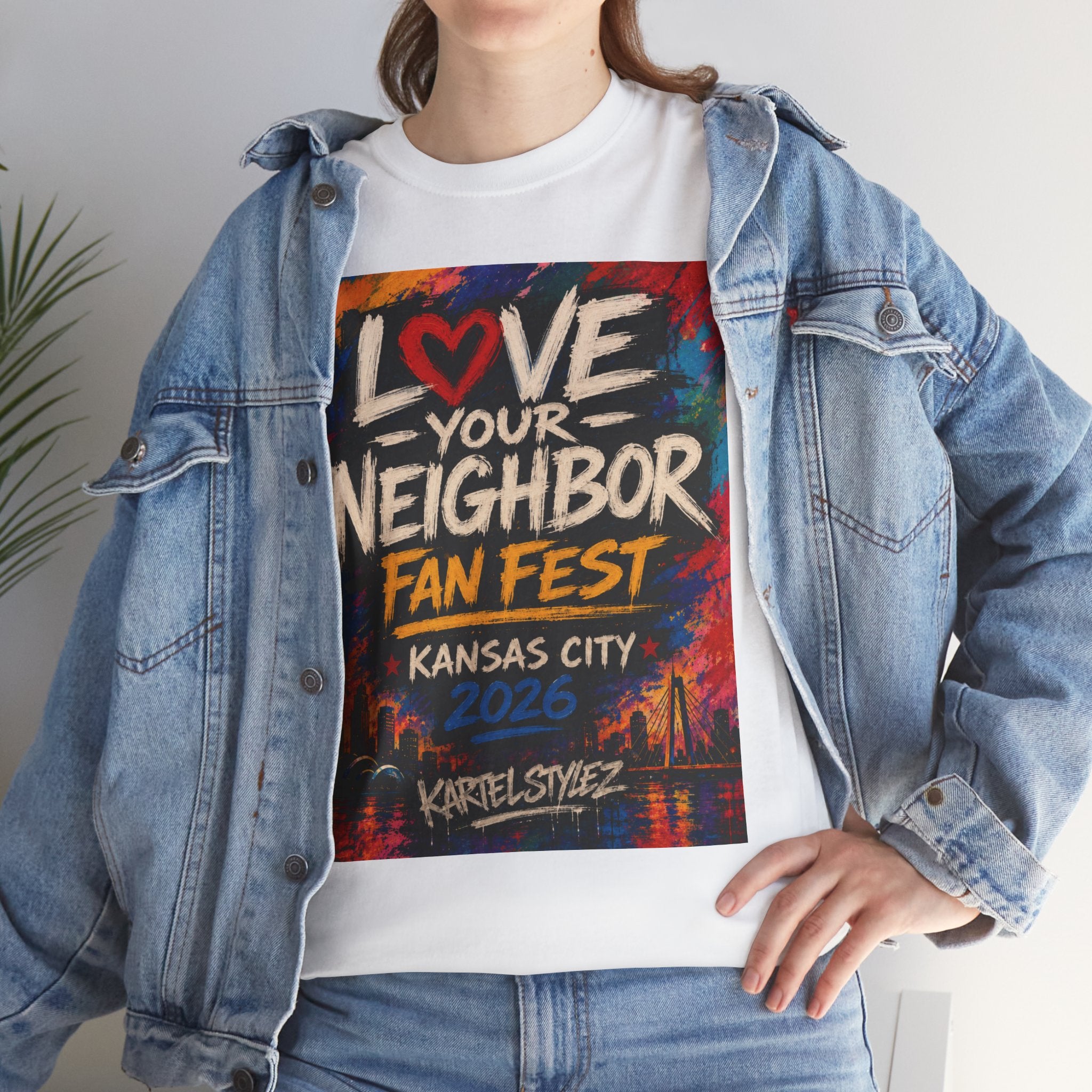 Love Your Neighbor Fan Fest Tee — Kansas City 2026