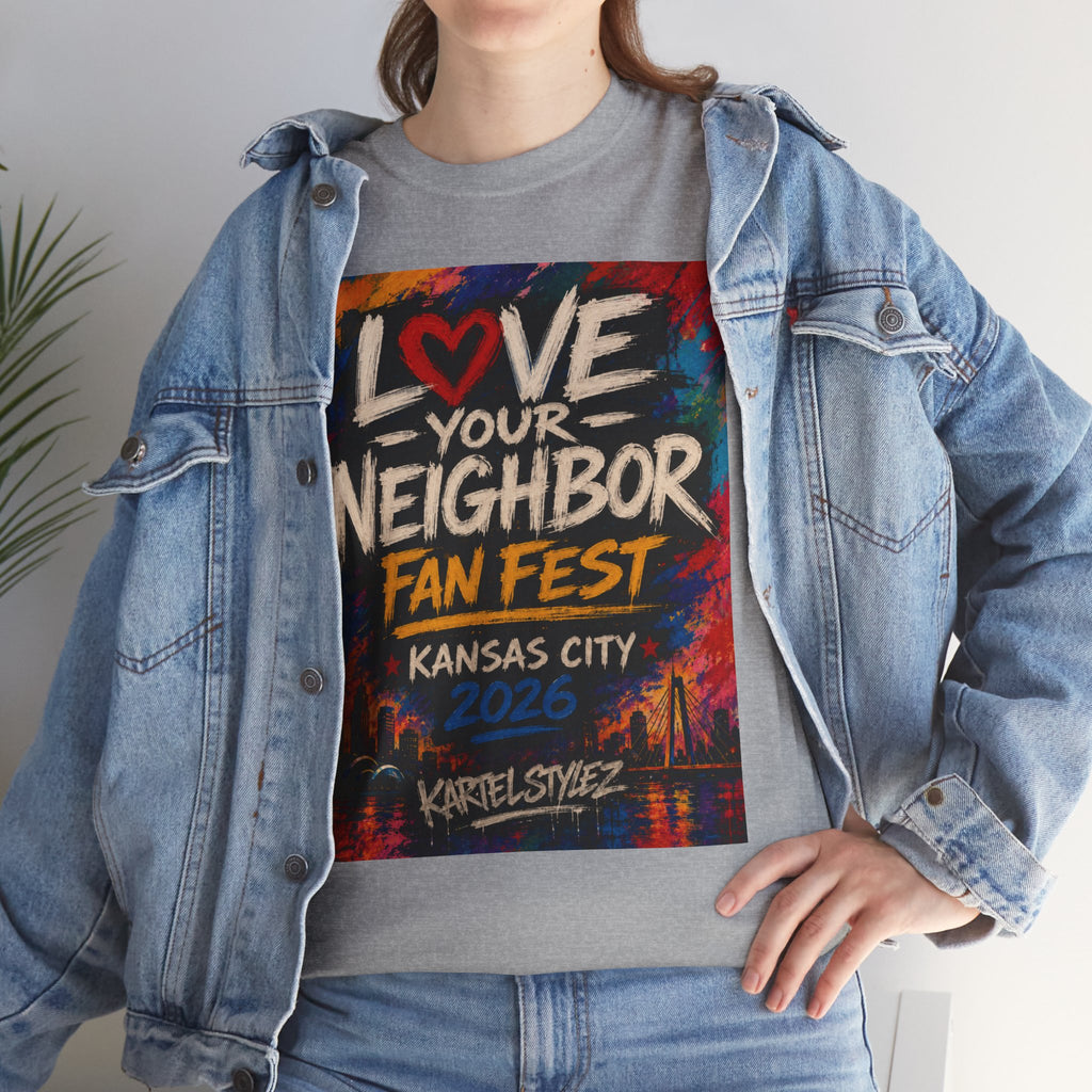 Love Your Neighbor Fan Fest Tee — Kansas City 2026