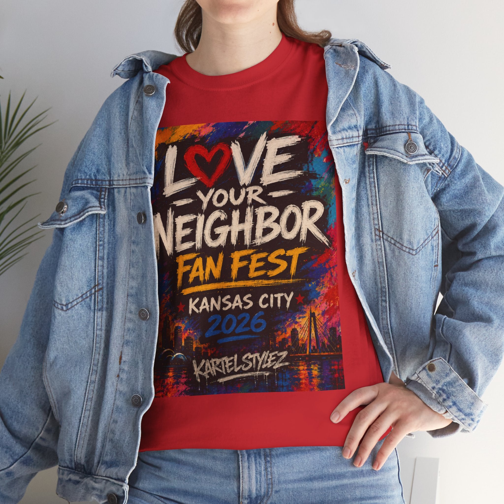 Love Your Neighbor Fan Fest Tee — Kansas City 2026
