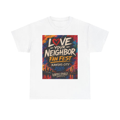 Love Your Neighbor Fan Fest Tee — Kansas City 2026