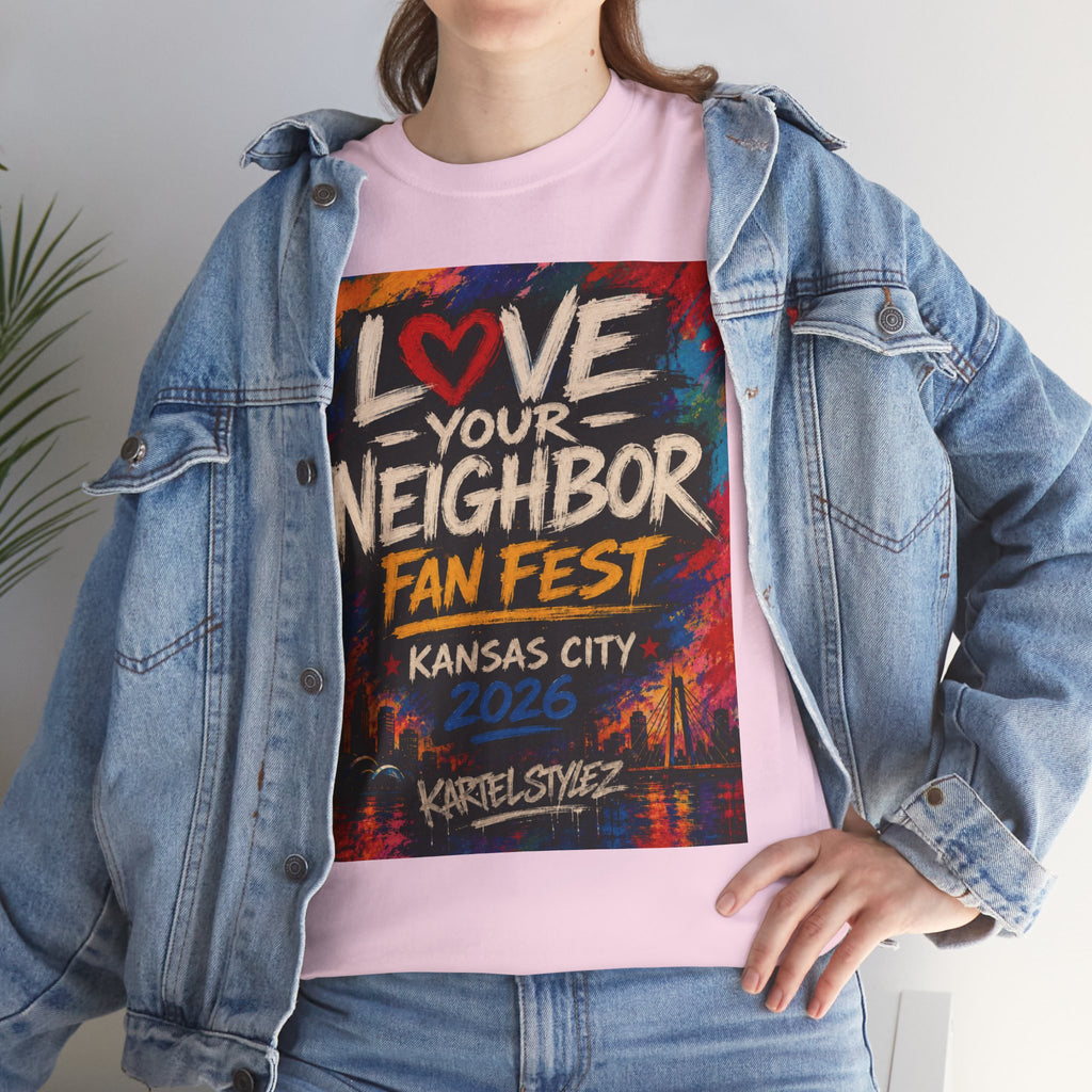 Love Your Neighbor Fan Fest Tee — Kansas City 2026