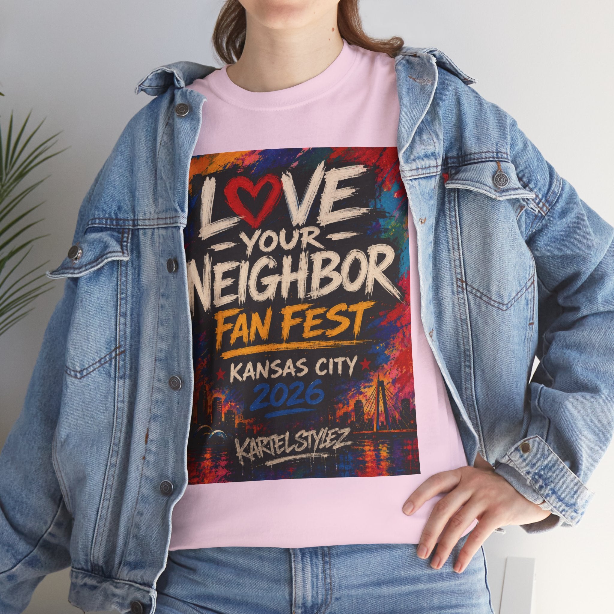 Love Your Neighbor Fan Fest Tee — Kansas City 2026
