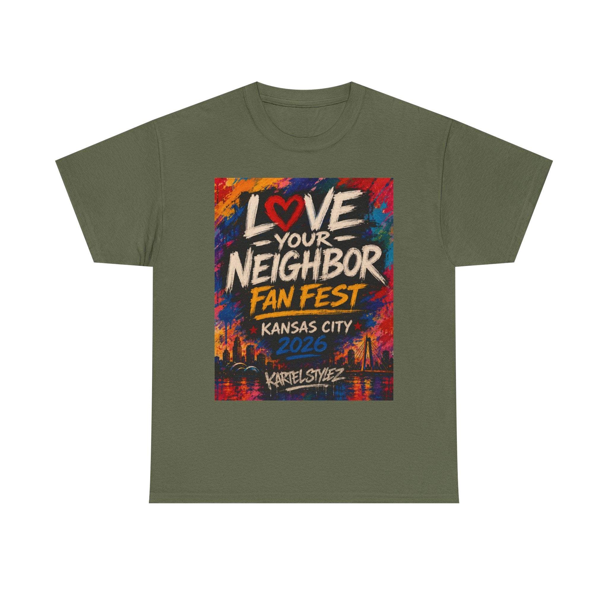 Love Your Neighbor Fan Fest Tee — Kansas City 2026