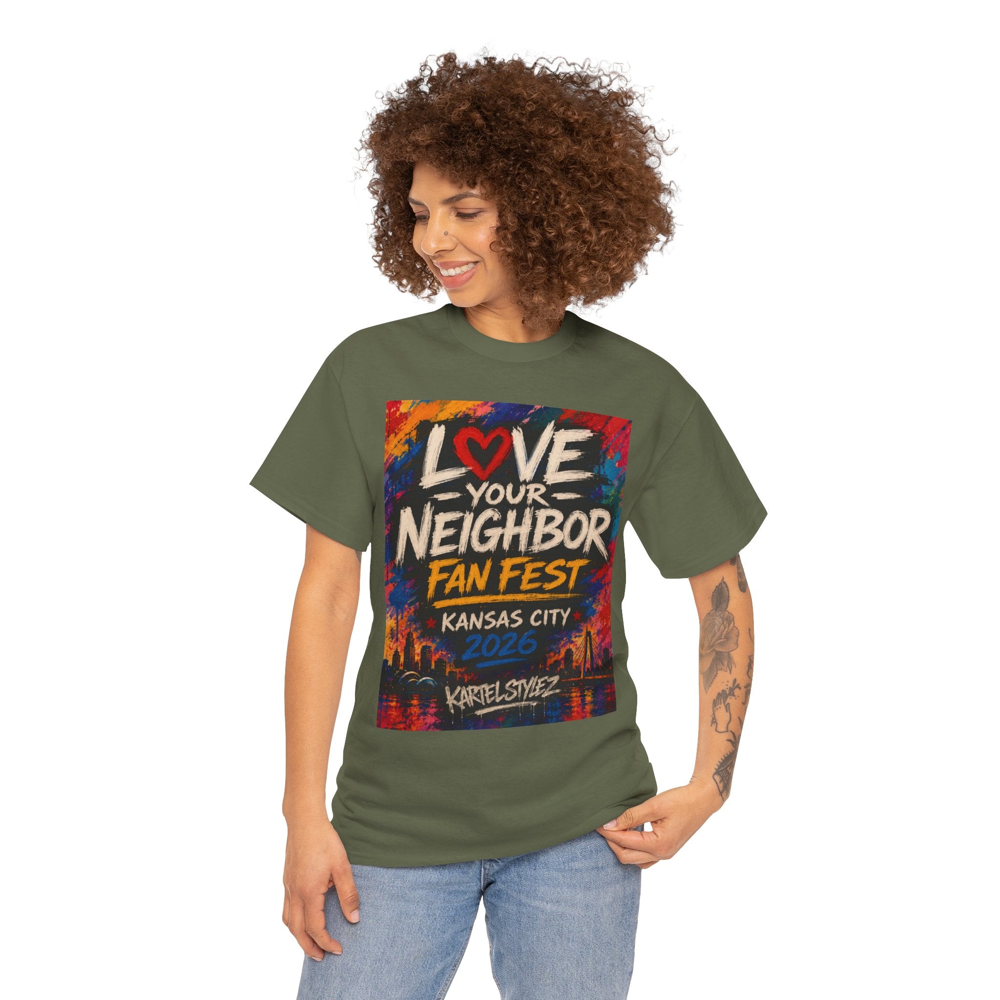 Love Your Neighbor Fan Fest Tee — Kansas City 2026