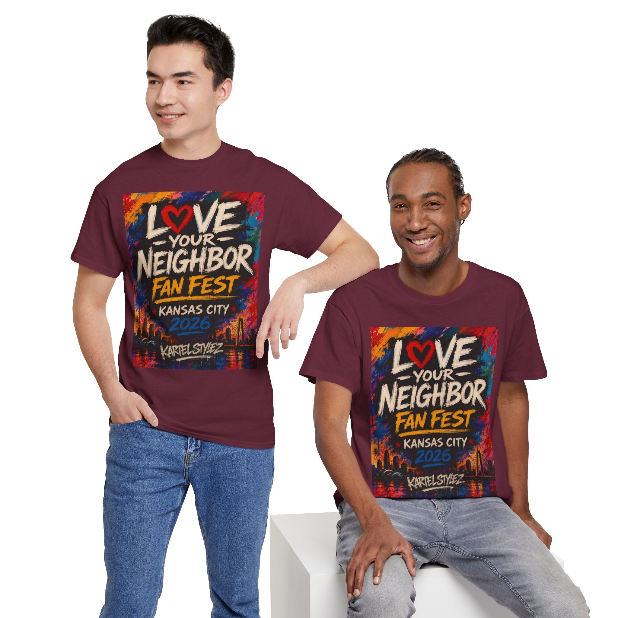 Love Your Neighbor Fan Fest Tee — Kansas City 2026