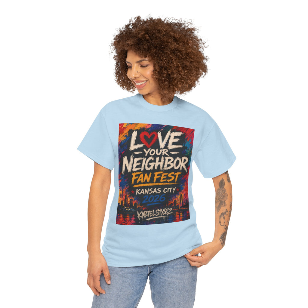 Love Your Neighbor Fan Fest Tee — Kansas City 2026