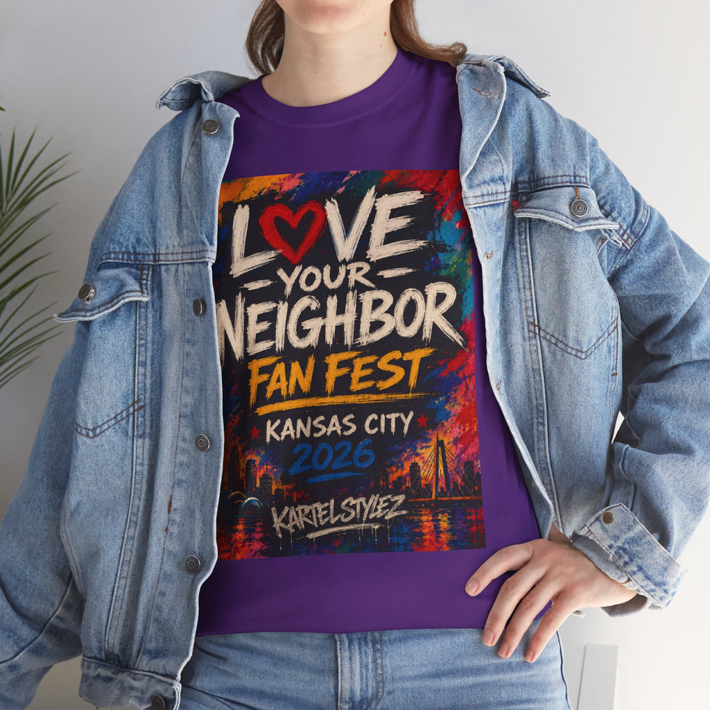 Love Your Neighbor Fan Fest Tee — Kansas City 2026
