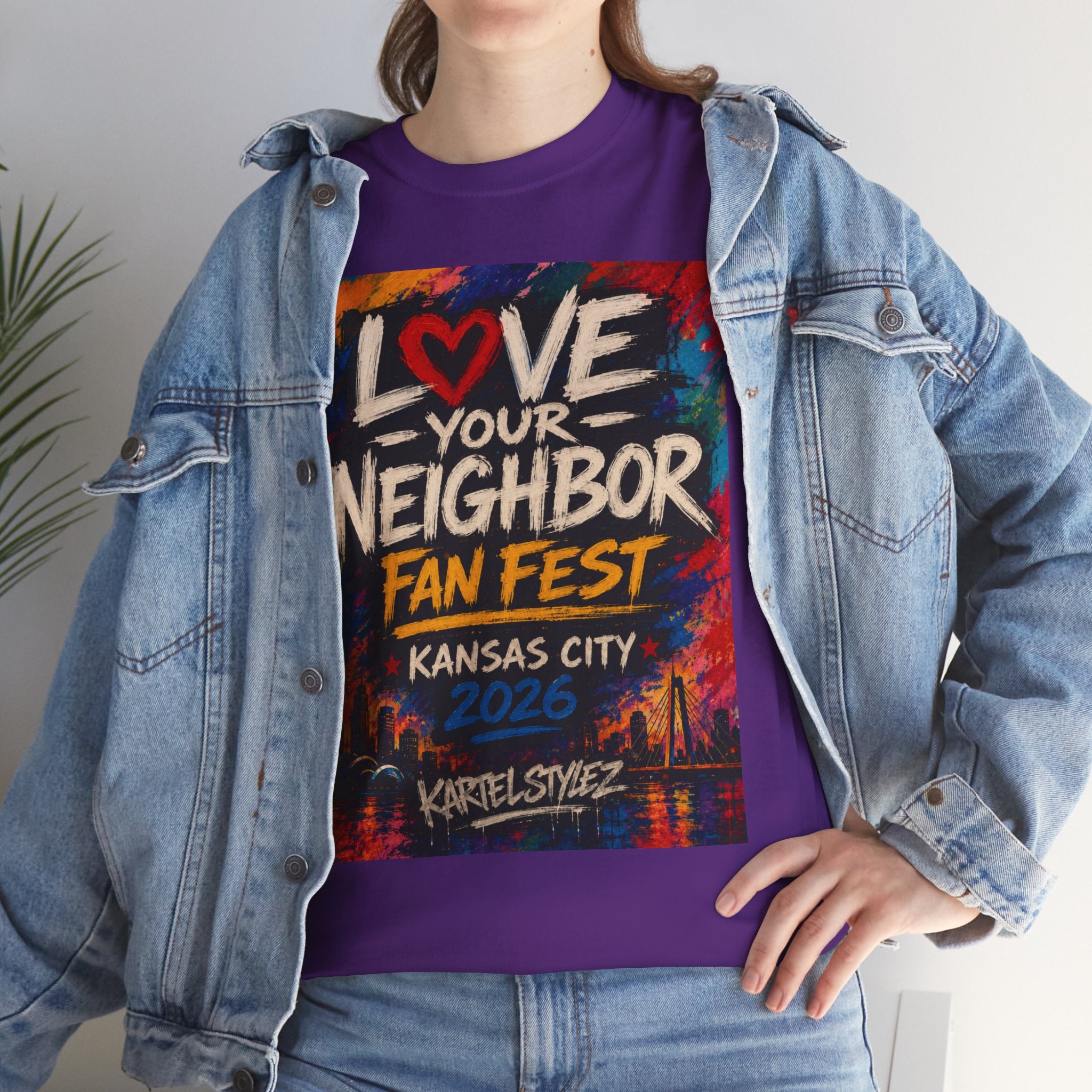 Love Your Neighbor Fan Fest Tee — Kansas City 2026