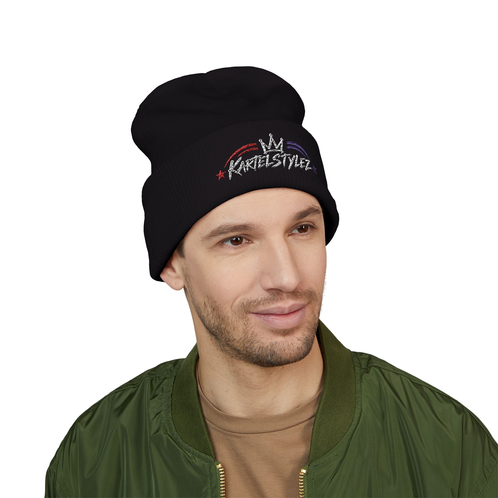 KartelStylez Embroidered Cuffed Beanie