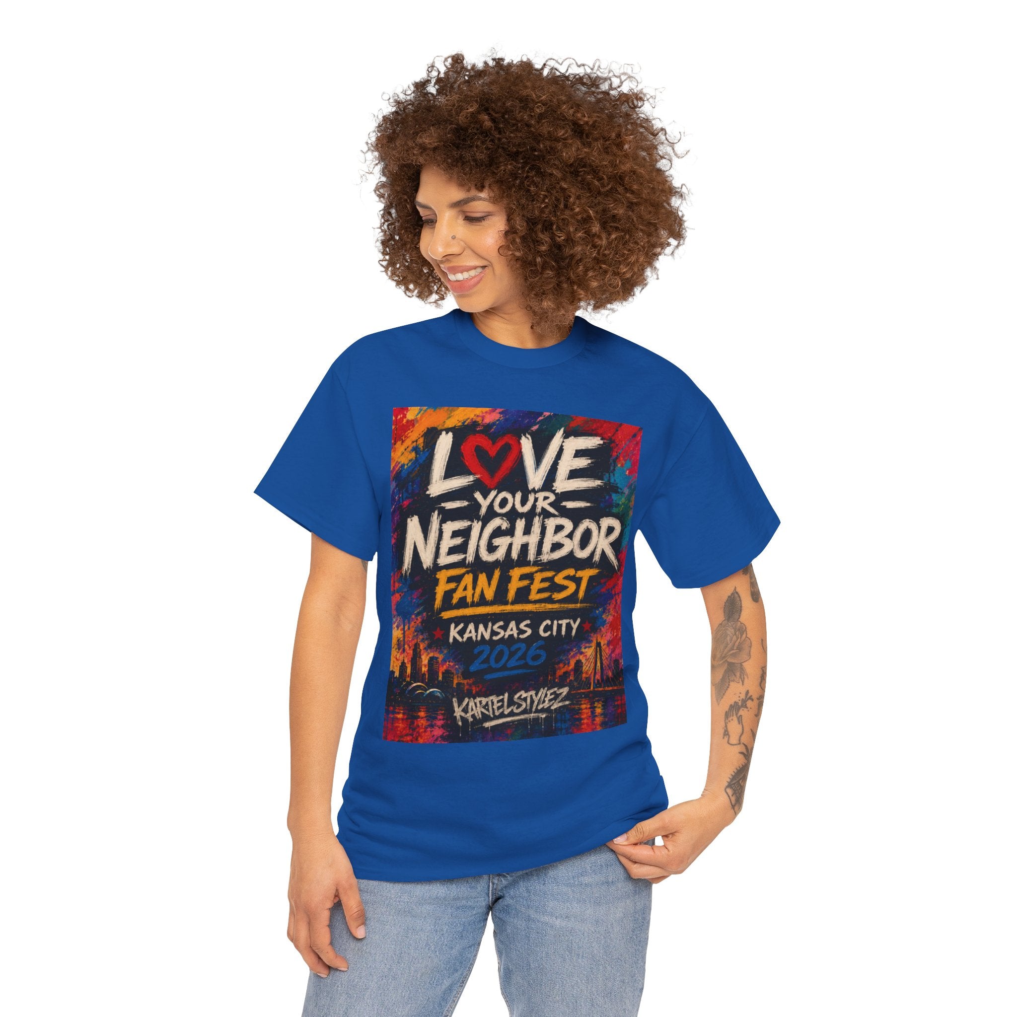Love Your Neighbor Fan Fest Tee — Kansas City 2026