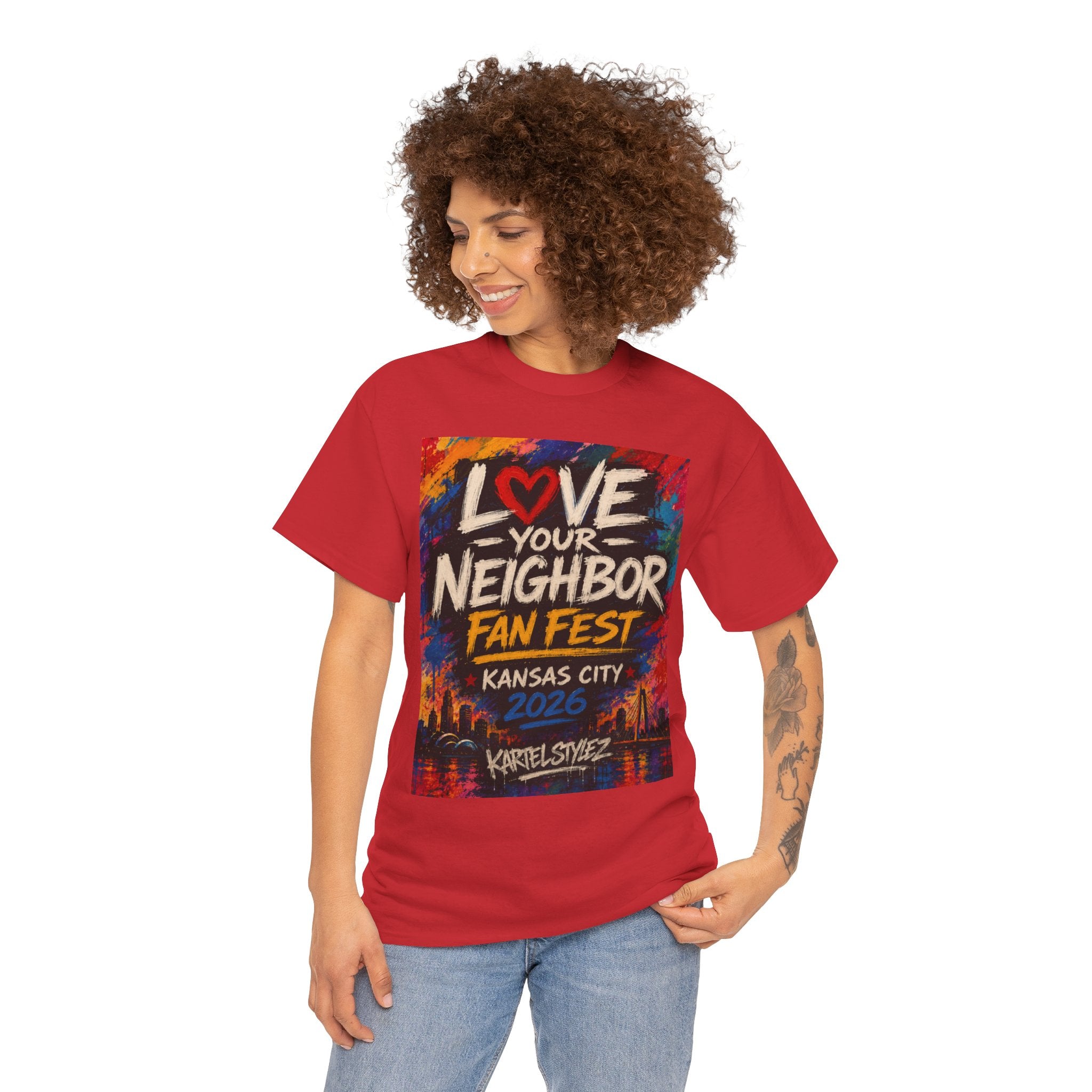 Love Your Neighbor Fan Fest Tee — Kansas City 2026
