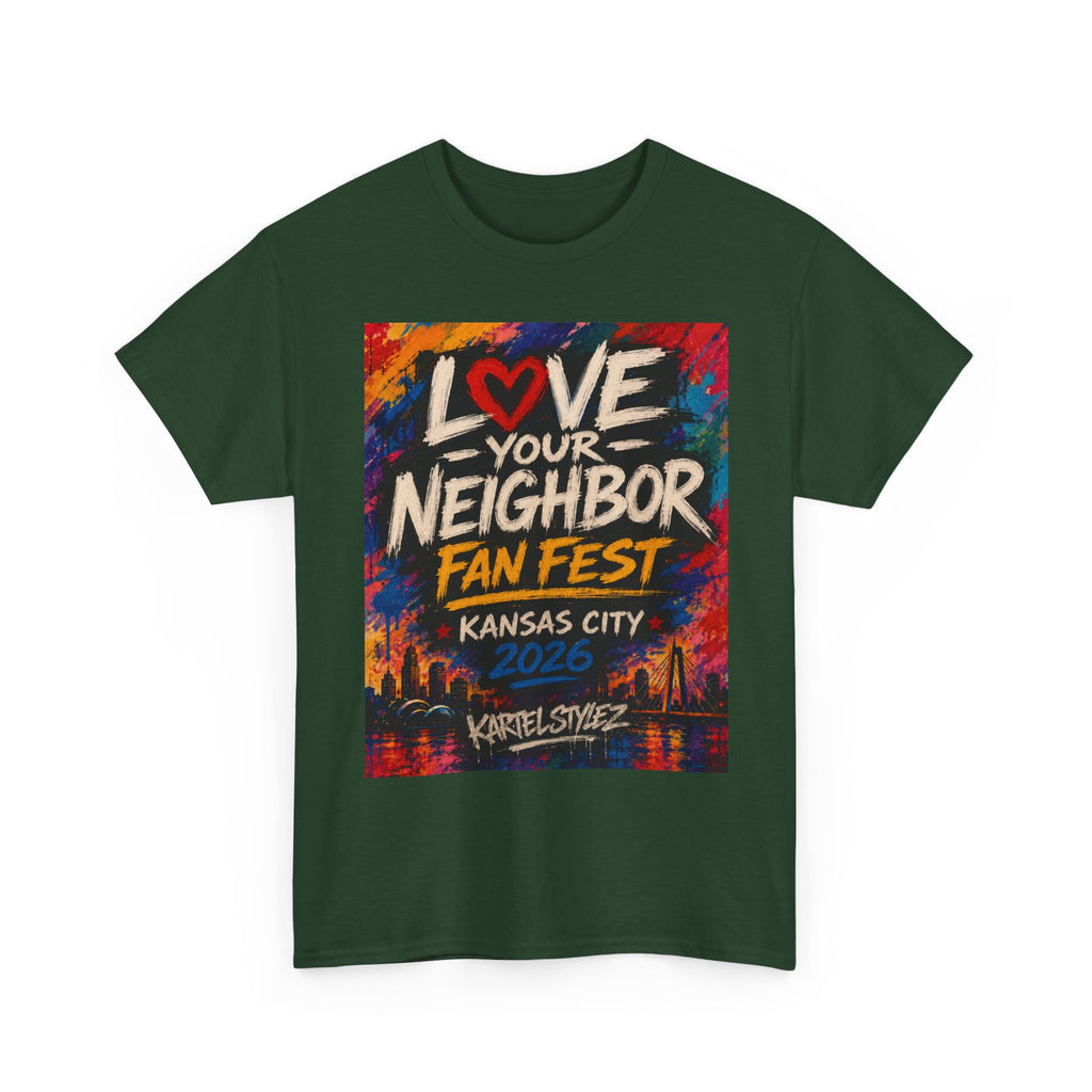 Love Your Neighbor Fan Fest Tee — Kansas City 2026