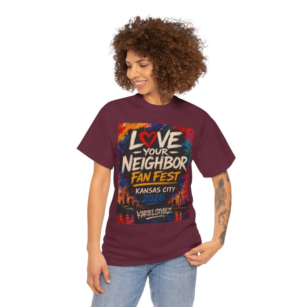Love Your Neighbor Fan Fest Tee — Kansas City 2026